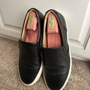 Greats Slip on black leather